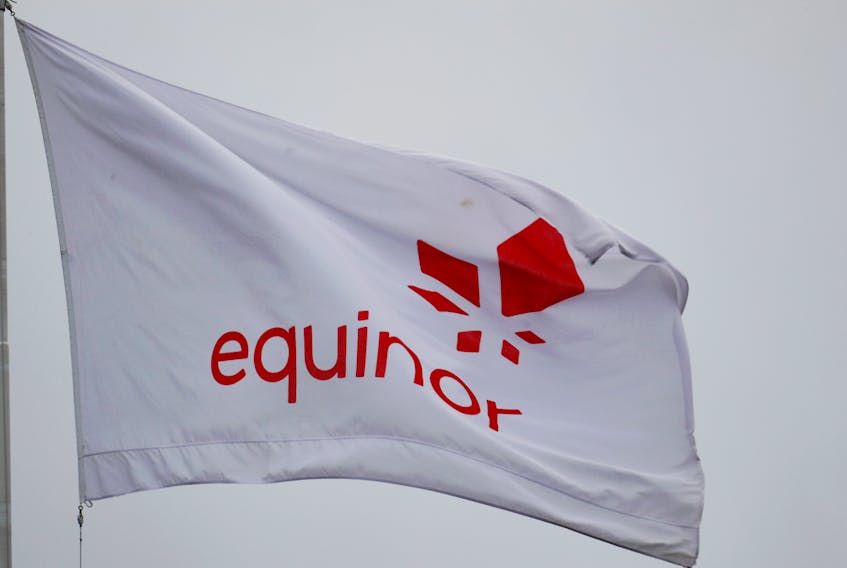 Equinor's flag flutters at the company's headquarters in Stavanger, Norway.