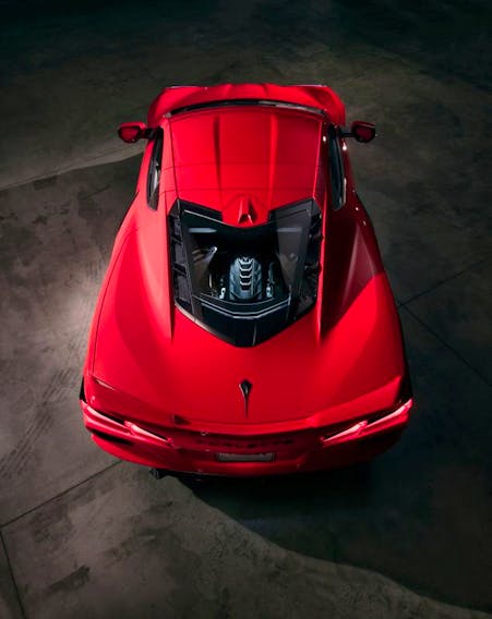 The new mid-engined Stingray C8 will go from 0-100 km/h in about three seconds flat. - GM