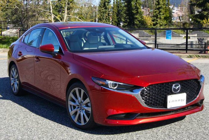 The all-wheel-drive Mazda3 GT represents just one of a number of 2020 models that puts to rest the notion that sedans are yesterday's vehicles. — Andrew McCredie