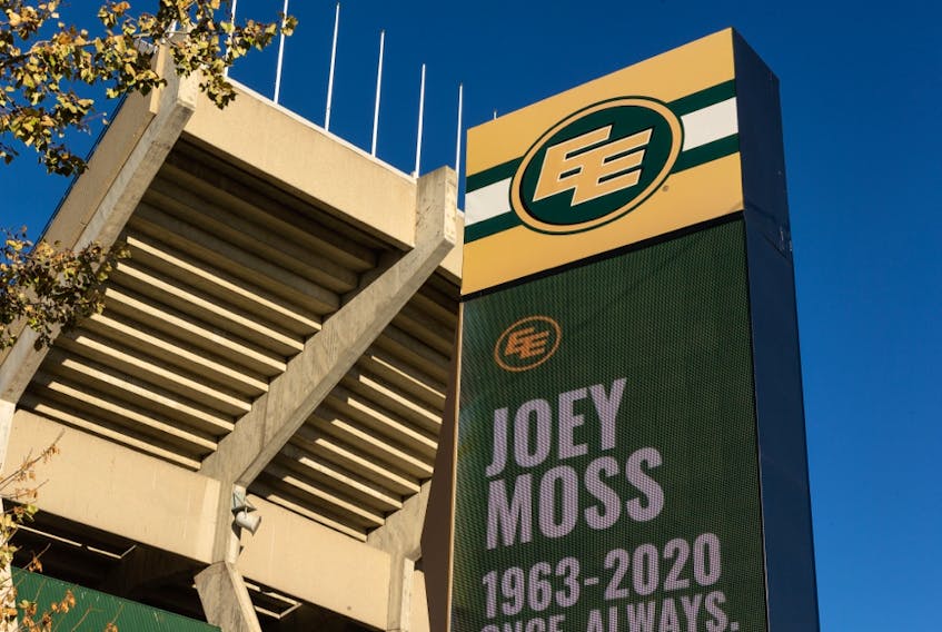 The Edmonton Football Team held its first-ever online 50-50 raffle in support of the Winnifred Stewart Association's Joey Moss Memorial Fund. on  Sunday, Nov. 22, 2020, the same day the 108th Grey Cup would have been played.