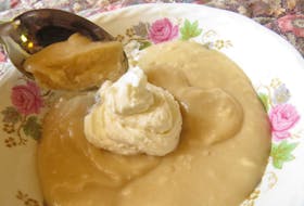 Food columnist Margaret Prouse enjoys making Butterscotch Pudding so often that she has committed the recipe to memory. 