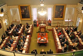 FOR NEWS STORY:
A full legislature was on hand, for the throne speech given by Lt. Gov. Arthur LeBanc, in Halifax Tuesday October 12, 2021.

TIM KROCHAK PHOTO