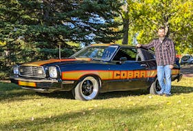 Braxton Sickel of Calgary bought his 1978 Mustang Cobra II in his hometown of Yorkton, Sask. It was his first car, and although the Mustang II generation seems to be the unloved pony car, he says it always draws a great deal of attention. Contributed/Braxton Sickel