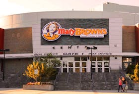 This composite photo shows what Mile One Centre could look like now that Mary Brown's Chicken has taken over naming rights for the facility.