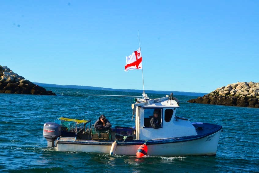 In this file photo, a Mi'kmaw-owned fishing boat sets lobster traps under a moderate livelihood licence. Four Nova Scotia Mi'Kmaw communities have announced moderate livelihood fisheries.