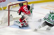  The last regular-season meeting between the Senators and Stars ended with an overtime winning goal by Ottawa’s Artem Anisimov on Feb. 16, 2020.