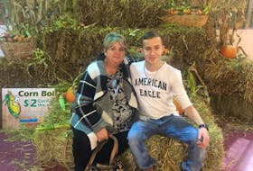 Lisa Lucas of Stephenville Crossing is pictured with her son Ty Lucas during a good time in his life, when his drug addiction was under control. Ty Lucas died in Alberta on Sept. 26 after he used cocaine that contained fentanyl. 