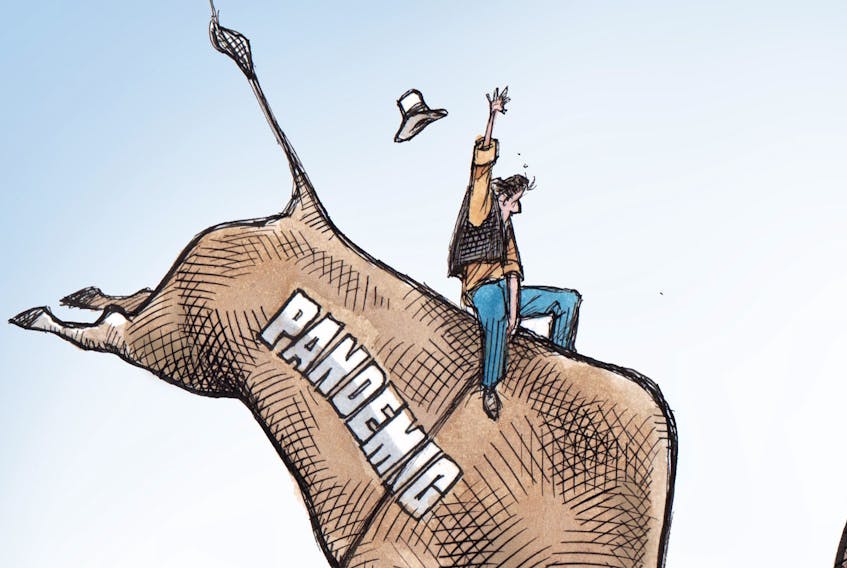 Preview of Bruce MacKinnon's editorial cartoon for Oct. 20, 2021.