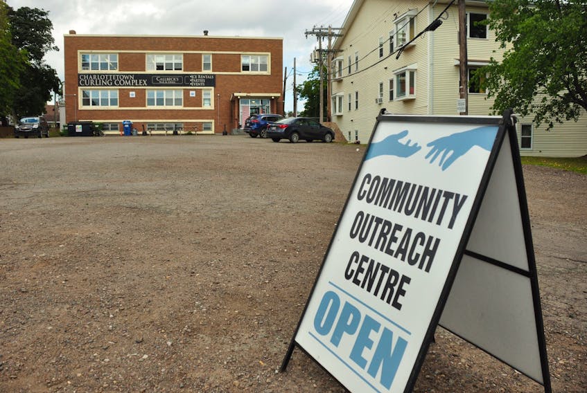 A P.E.I. man must stay away from the Community Outreach Centre on Euston Street in Charlottetown after he caused a disturbance at the centre in its former location on Weymouth Street. 