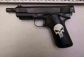 Police seized a loaded silver .357 Magnum, a bag that contained a loaded .22 and 24 grams of cocaine, and a loaded .45 calibre pistol with the serial number carved out after a tip from a mall cop led them to a car parked at a Dartmouth apartment complex.