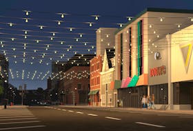 Discover Charlottetown has proposed hanging lights across Kent Street as one of its ideas for the streetscapes in the downtown core.