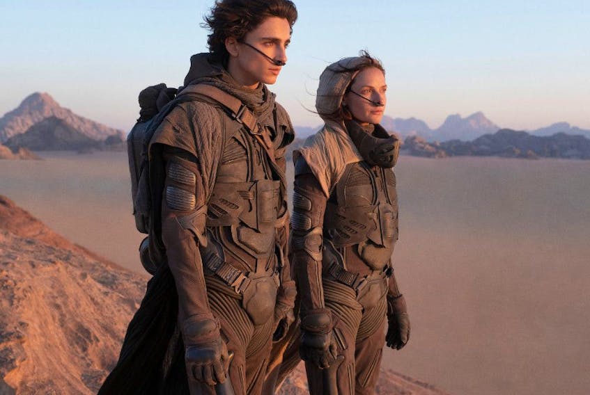 Desert power: Timothée Chalamet and Rebecca Ferguson in Dune.