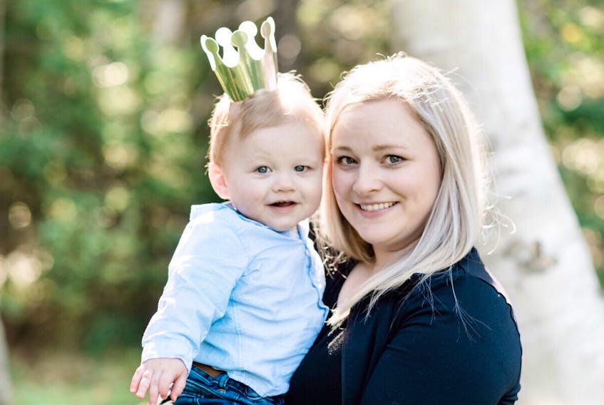 Fawn Memories Event Company owner Natalie Fawns, shown above with two-year-old son Emmett, juggles motherhood, family life, a full-time job and a side business that offers event rental pieces and a date-specific day of pop-up weddings. CONTRIBUTED