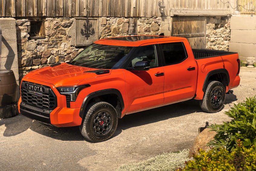 The 2022 Toyota Tundra TRD Pro just might have the power to convert devotees of the Big Three trucks.  Handout/Toyota Canada