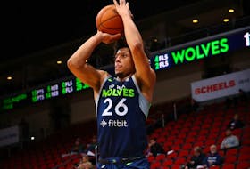 Dartmouth’s Lindell Wigginton, shown with the Iowa Wolves of the NBA G League will play for the Wisconsin Herd this season.