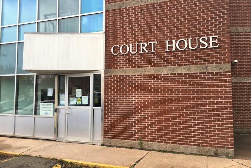 The  courthouse in Shubenacadie where, this morning, Dylan MacDonald was charged as an accessory after the fact in the murder of Prabhjot Singh Khatri.