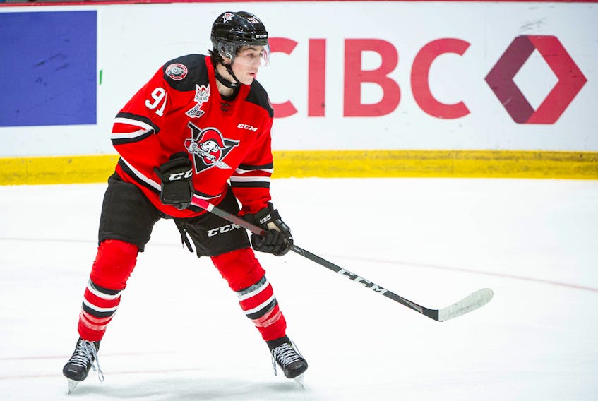 Antigonish's Tyler Peddle has six goals and two assists in six games so far in his rookie QMJHL season with the Drummondville Voltigeurs. - QMJHL
