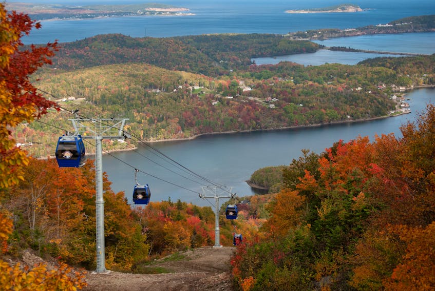 Atlantic Canada's first gondola lift opened in August at the Destination Cape Smokey resort in Ingonish. The facility is adding a new snowmaking system this winter which in turn has prompted the nearby Keltic Lodge to partially open this coming winter. CONTRIBUTED