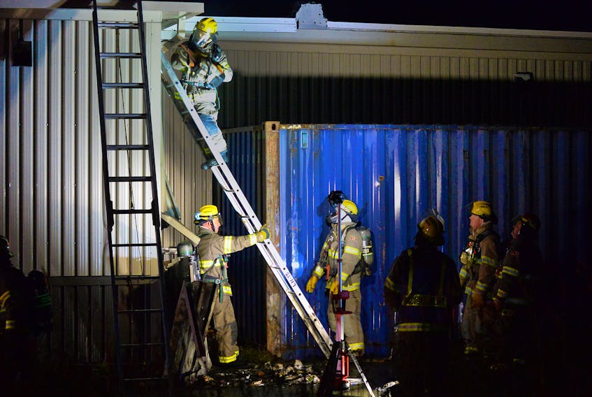 Police are investigating the cause of Friday's fire at Evergreen Recycling on Blackmarsh Road in St. John's.