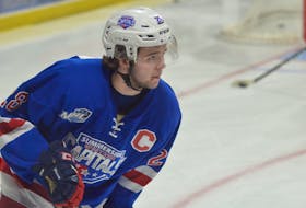 Team captain Josh MacDonald registered three points for the Summerside D. Alex MacDonald Ford Western Capitals on Oct. 21. The Capitals pulled out a 7-6 road victory in the Maritime Junior Hockey League (MHL) over the Pictou County Crushers in New Glasgow, N.S.