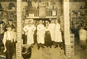 Morley's Store. An early photo of the inside of Morley's Store in Sydney, circa 1900. Contributed • 77-598-732, Beaton Institute, CBU  