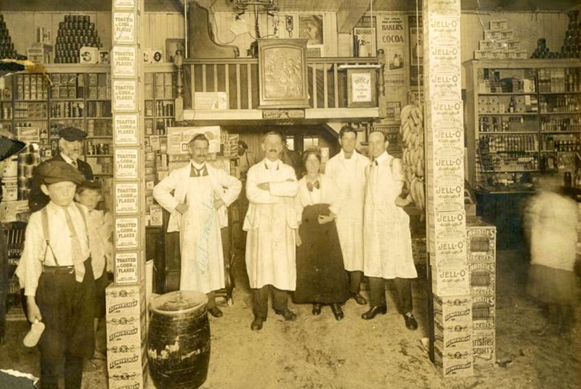 Morley's Store. An early photo of the inside of Morley's Store in Sydney, circa 1900. Contributed • 77-598-732, Beaton Institute, CBU  