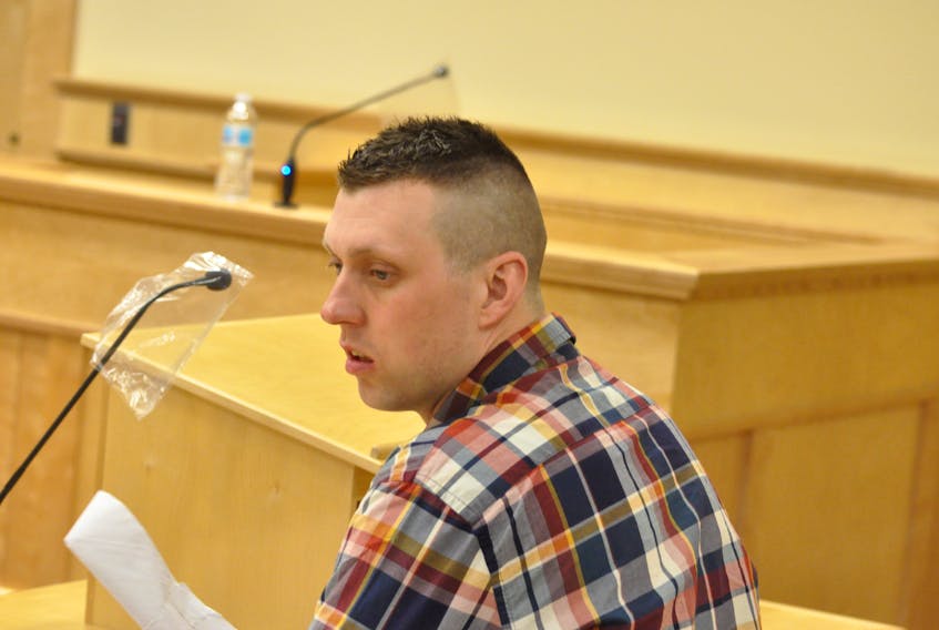 Thomas Whittle of Conception Bay South, pictured in Newfoundland and Labrador Supreme Court in Corner Brook, has been granted day parole after serving six months of a three-year sentence for causing the death of Justyn Pollard of St. John’s in a snowmobile accident at Humber Valley Resort in 2017.