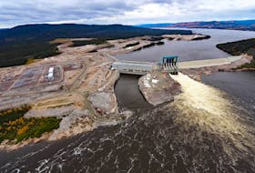 An aerial view of the Muskrat Falls site. - Contributed file photo