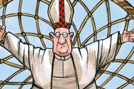 BRUCE MacKINNON CARTOON: Web of shame over residential schools snags Pope