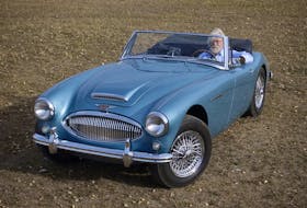 Doug James at the wheel of his 1962 Austin-Healey, a car he has owned since the early 1980s. Contributed/Doug James