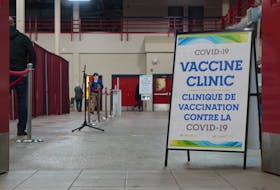 COVID-19 vaccination clinics, like this one at the Eastlink Centre in Charlottetown held earlier this year, are part of the effort to transition into post-pandemic life. 