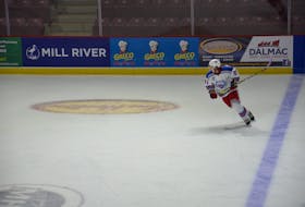 Forward Nolan DeGurse scored four goals and added an assist in helping the Summerside D. Alex MacDonald Ford Western Capitals to a pair of road wins in the Maritime Junior Hockey League. DeGurse was named the first star in both games – a 7-0 win over the South Shore Lumberjacks on Oct. 29 and a 5-2 victory versus the Yarmouth Mariners on Oct. 30.
