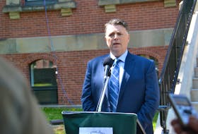 P.E.I. Premier Dennis King speaks to reporters in spring 2020. The Premier's Economic and Recovery Council has released its final report, 16 months after the council was struck. The most popular recommendation was for the implementation of a basic income guarantee. 