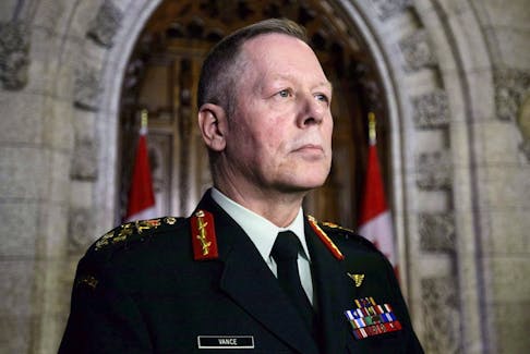 In 2020, then chief of defence staff, retired general Jonathan Vance, ended a military propaganda operation. FILE PHOTO