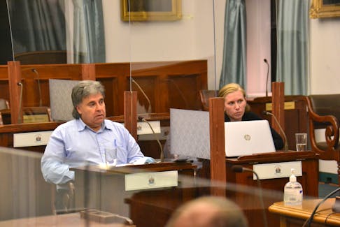 Charlottetown Coun. Mitch Tweel and Hailey Gallant spoke at a standing committee meeting on Oct. 1 about concerns with the Community Outreach Centre. Gallant lives near the centre in Charlottetown. - Stu Neatby • The Guardian