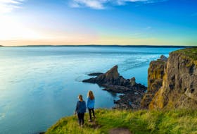 Hikers can enjoy a moderately challenging hike on the new 13.2 kilometre looped trail with multiple look-offs over the Bay of Fundy at Cape Split Provincial Park. - Photo Courtesy of Tourism Nova Scotia/Aaron McKenzie Fraser.