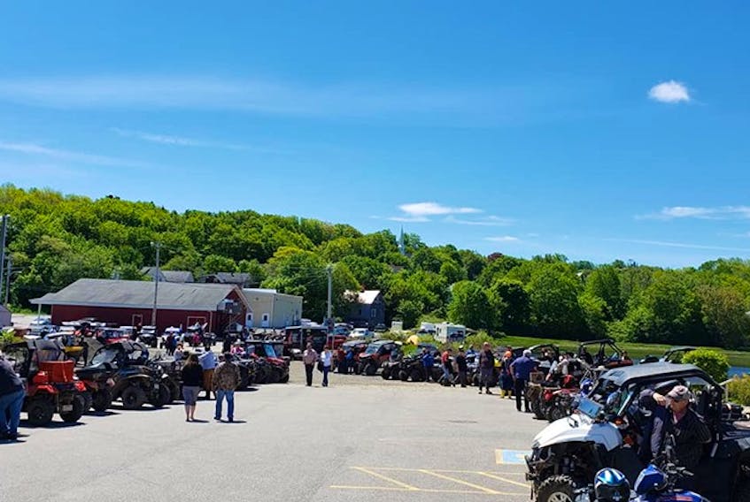 Photo from the last Weymouth ATV Appreciation Day in 2019. Close to 90 ATV's attended over a two- day event with people from all over the province attending. 

