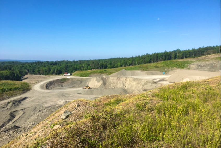 The Gillis Lake Quarry, operated by Zutphen Resources Inc. CONTRIBUTED