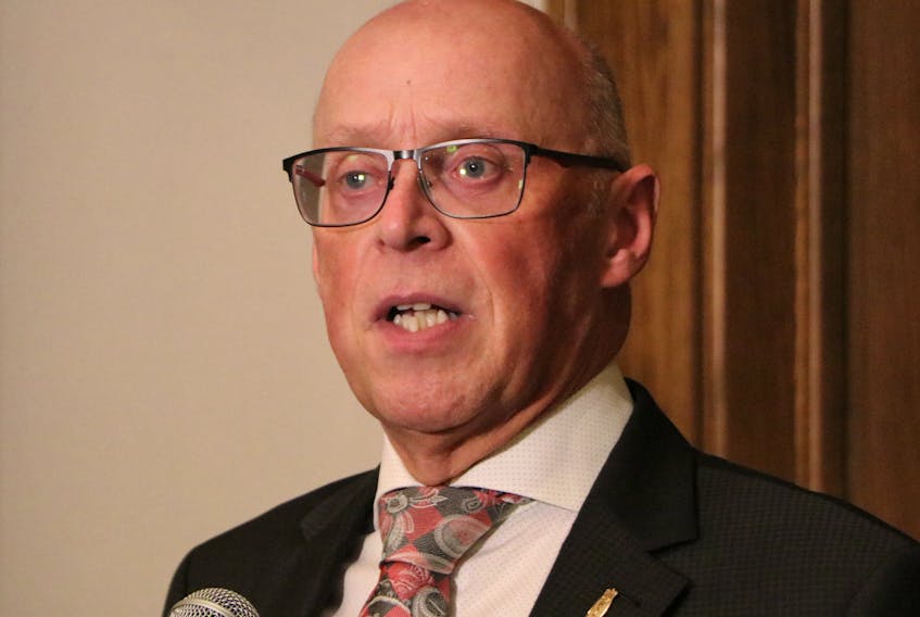 Health and Community Services Minister John Haggie told reporters Nov. 1 that a cyberattack has impacted the province's electronic healthcare system. The system provider has said it is the result of some third-party infiltration. 