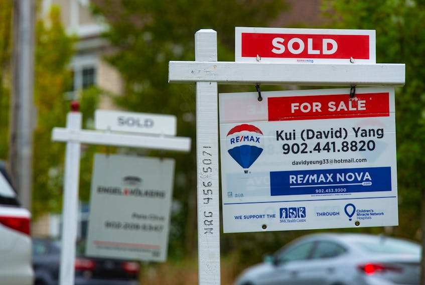 Sold signs are a familiar sight on Halifax streets lately.
Ryan Taplin - The Chronicle Herald