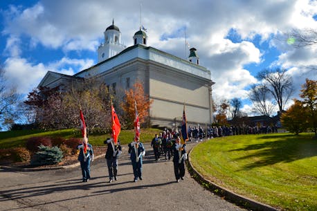 Return to traditional Remembrance Day services draws crowd in Wolfville