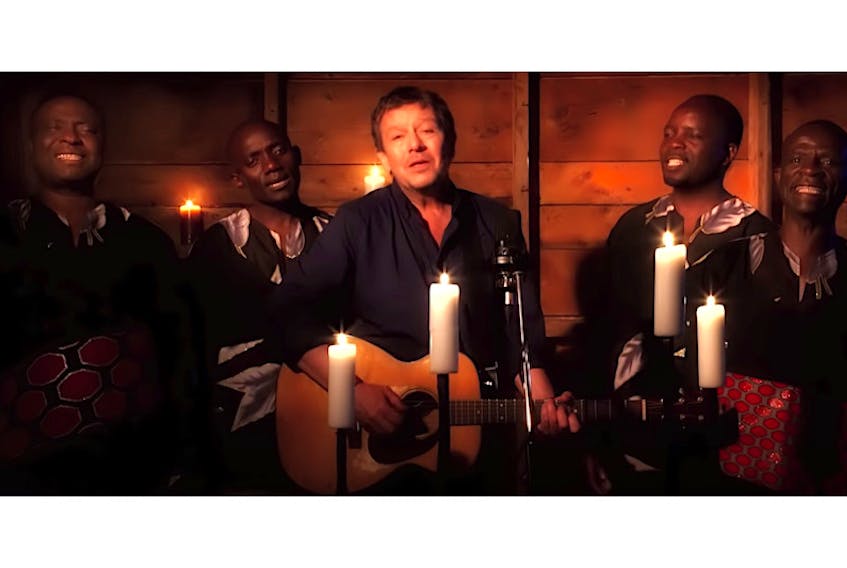 Lennie Gallant with Black Umfolosi from the video for Christmas Day on Planet Earth. Gallant will release his new album by the same name on Nov. 12, leading up to an East Coast tour. The first stop of the tour will be in Georgetown at the King's Playhouse on Nov. 25.