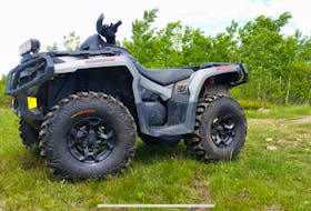 A 2015 Can Am Quad that was stolen from a small barn on Lingan Road. CONTRIBUTED