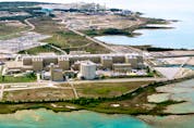  The Bruce Power nuclear generating station in Kincardine, Ont., produces enough power for 30 per cent of the province’s needs.