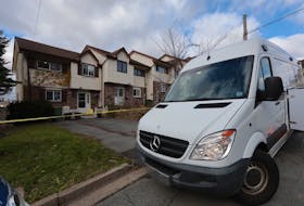 Alexander Joseph Frederick Thomas, 35, of East Preston died in a homicide early Saturday at a townhouse on Braeside Court in Dartmouth. Investigators continued to process the scene Sunday.
