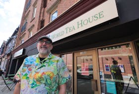 World Tea House owner Phil Holmans isn’t quite sure why anti-vaxxers have singled out his business. Every Friday a group of people camp out in front of Holman’s Argyle Street business. Although they haven’t blocked access to the store or the sidewalk patio, Holman said patrons and potential patrons have been affected.
(For John DeMont story)