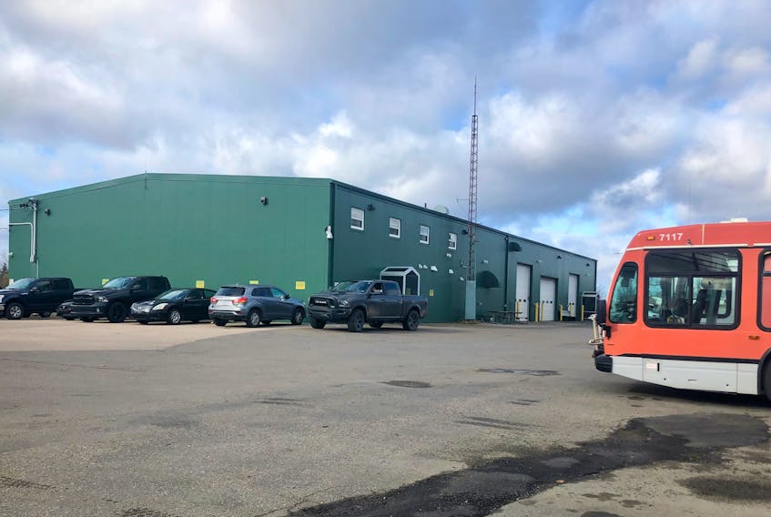 The Transit Cape Breton bus depot on Prince Street. Some routes require drivers to stop at the depot with passengers on it. NICOLE SULLIVAN/CAPE BRETON POST 