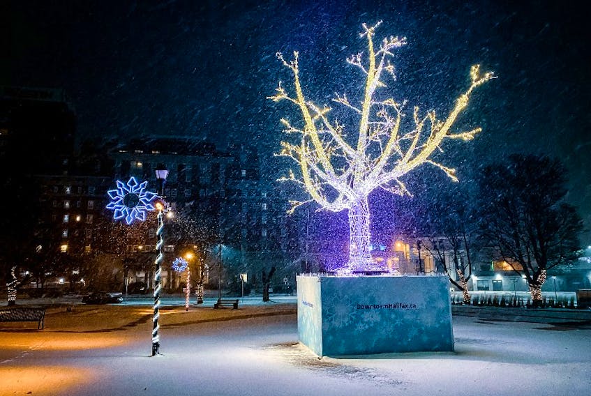 “Lighting is really going to be the theme of DELIGHTFUL DOWNTOWN,” says Downtown Halifax Business Commission CEO Paul MacKinnon, noting the brightest recent addition to the downtown scene.

PHOTO CREDIT:  Downtown Halifax (Stoo Metz)