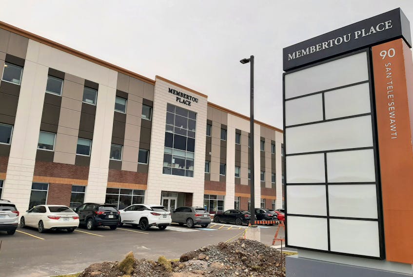 Membertou Place, the newly constructed 55,000-square-foot commercial building, will be the home to the new Canada Post community hub, a pilot project by the national postal service. ARDELLE REYNOLDS/CAPE BRETON POST