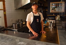 Chef Colin Bebbington poses for a photo inside the kitchen at the back of Ratinaud on Gottingen Street on Friday, Nov. 19, 2021. Bebbington is taking over the spot over December where he'll doing five-course tasting menus.
Ryan Taplin - The Chronicle Herald